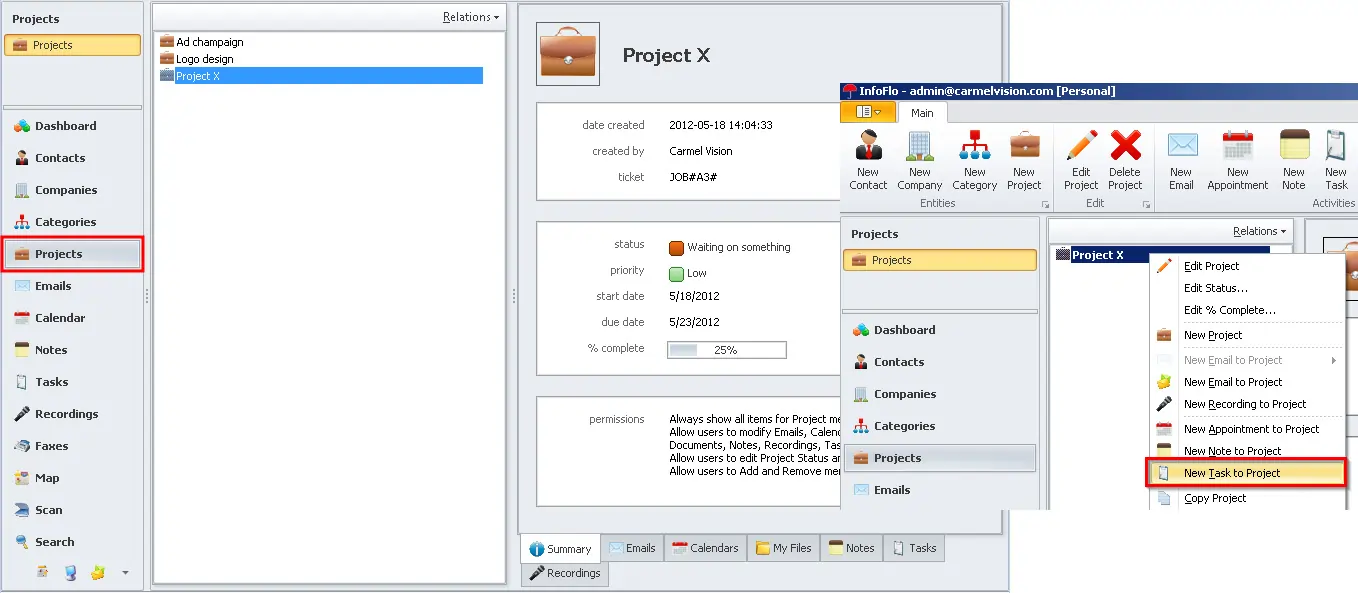 Infoflo Project Management