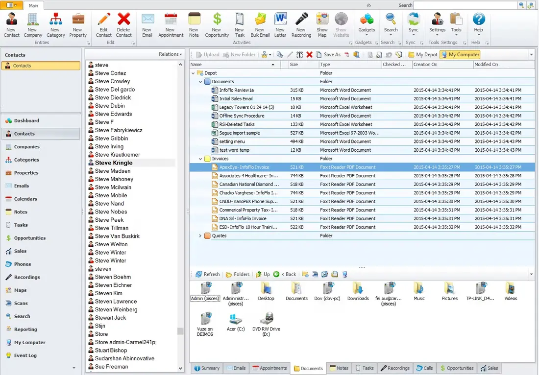 Infoflo Contact Management