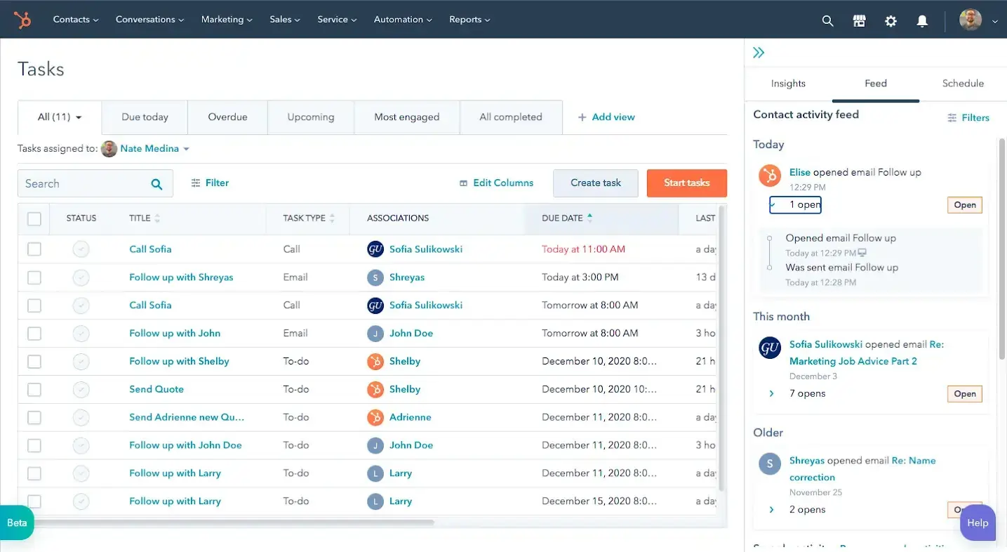 Hubspot Data Management 