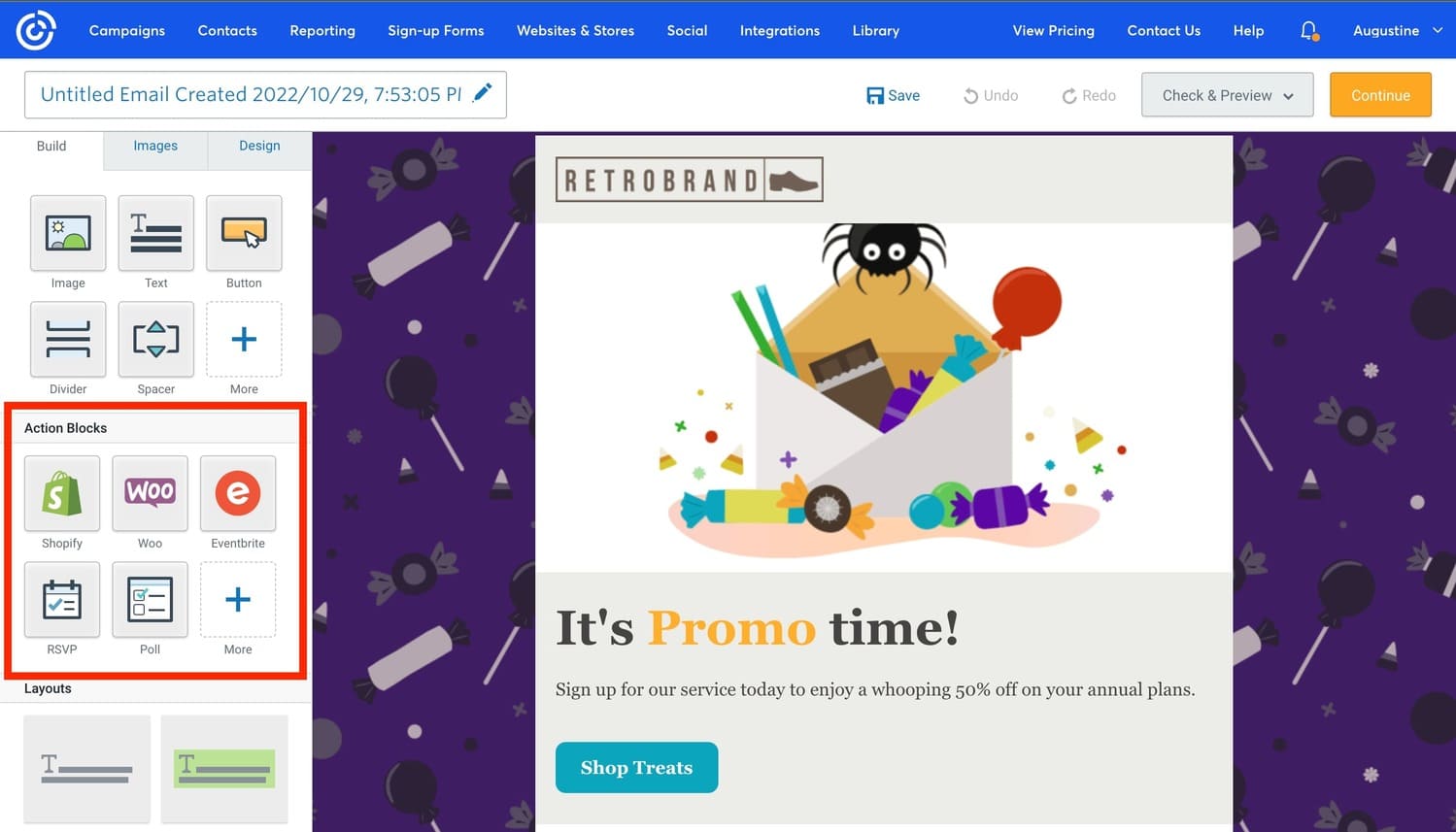 eCommerce email integration