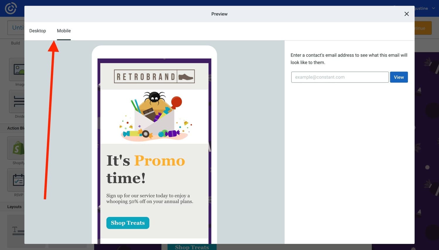mobile friendly email design
