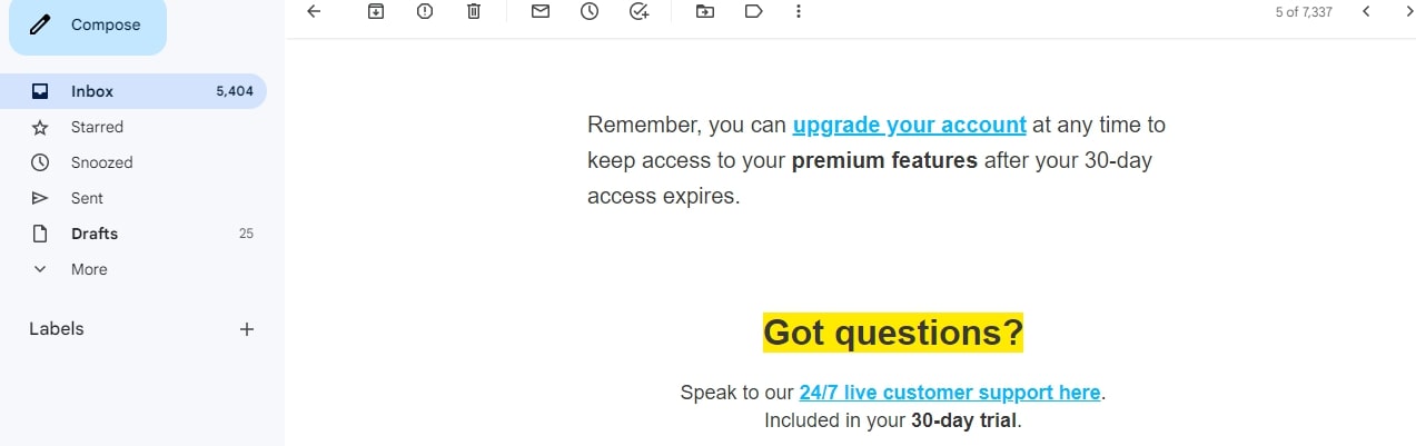 Getresponse email support