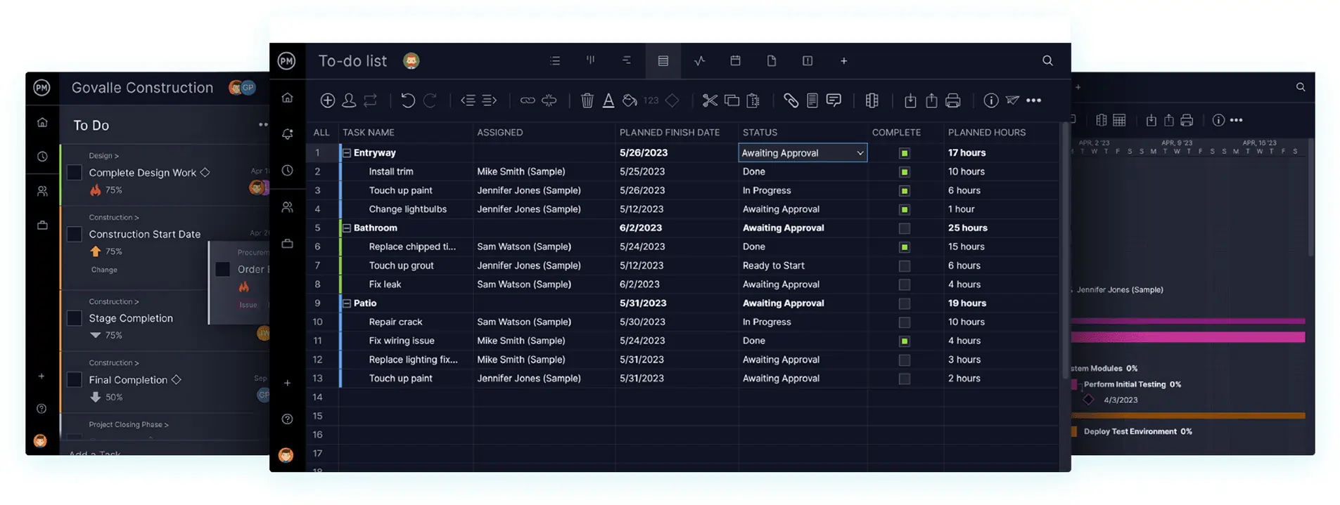 ProjectManager General Features