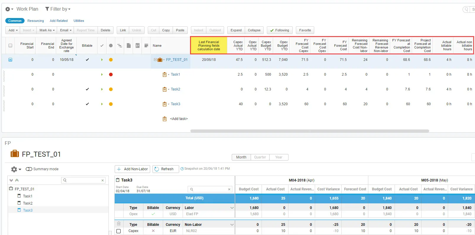 clarizen Cross-project & Reports