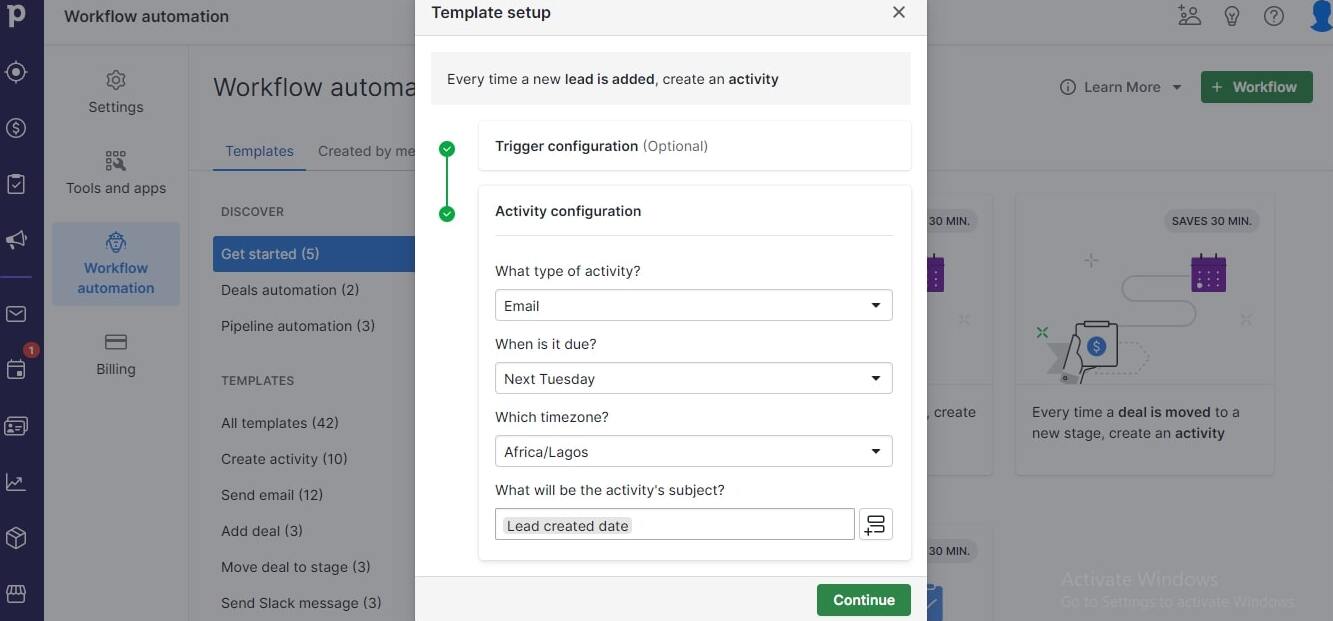 Pipedrive automation