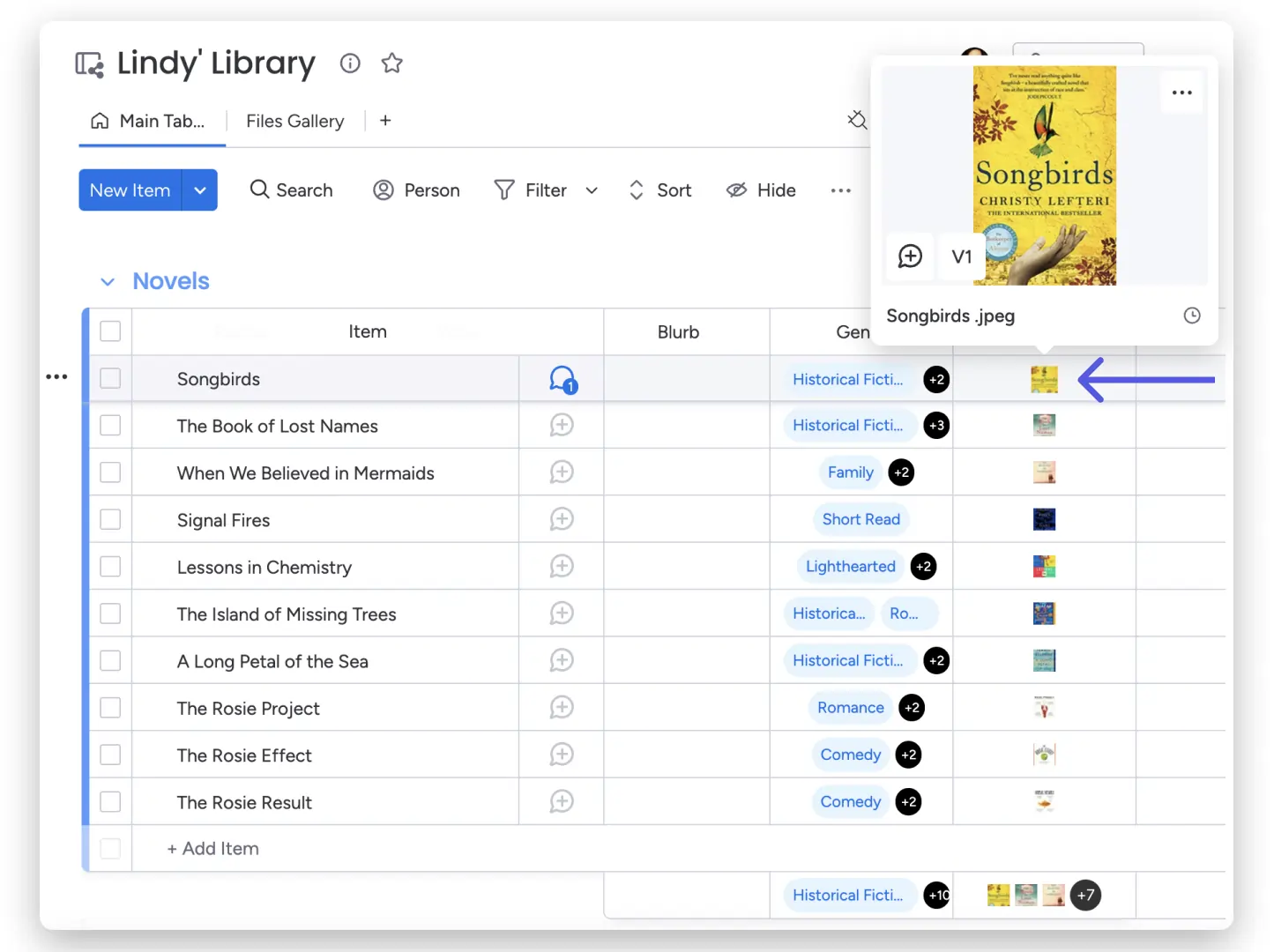 Monday.com File sharing