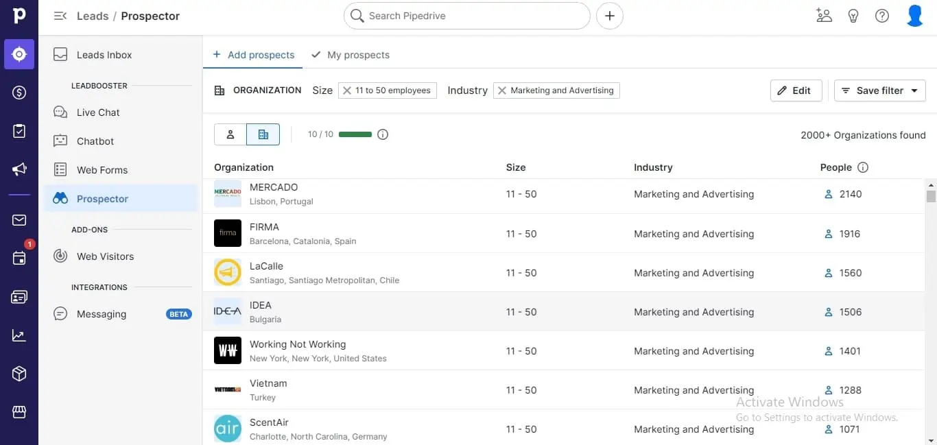 pipedrive Leadbooster