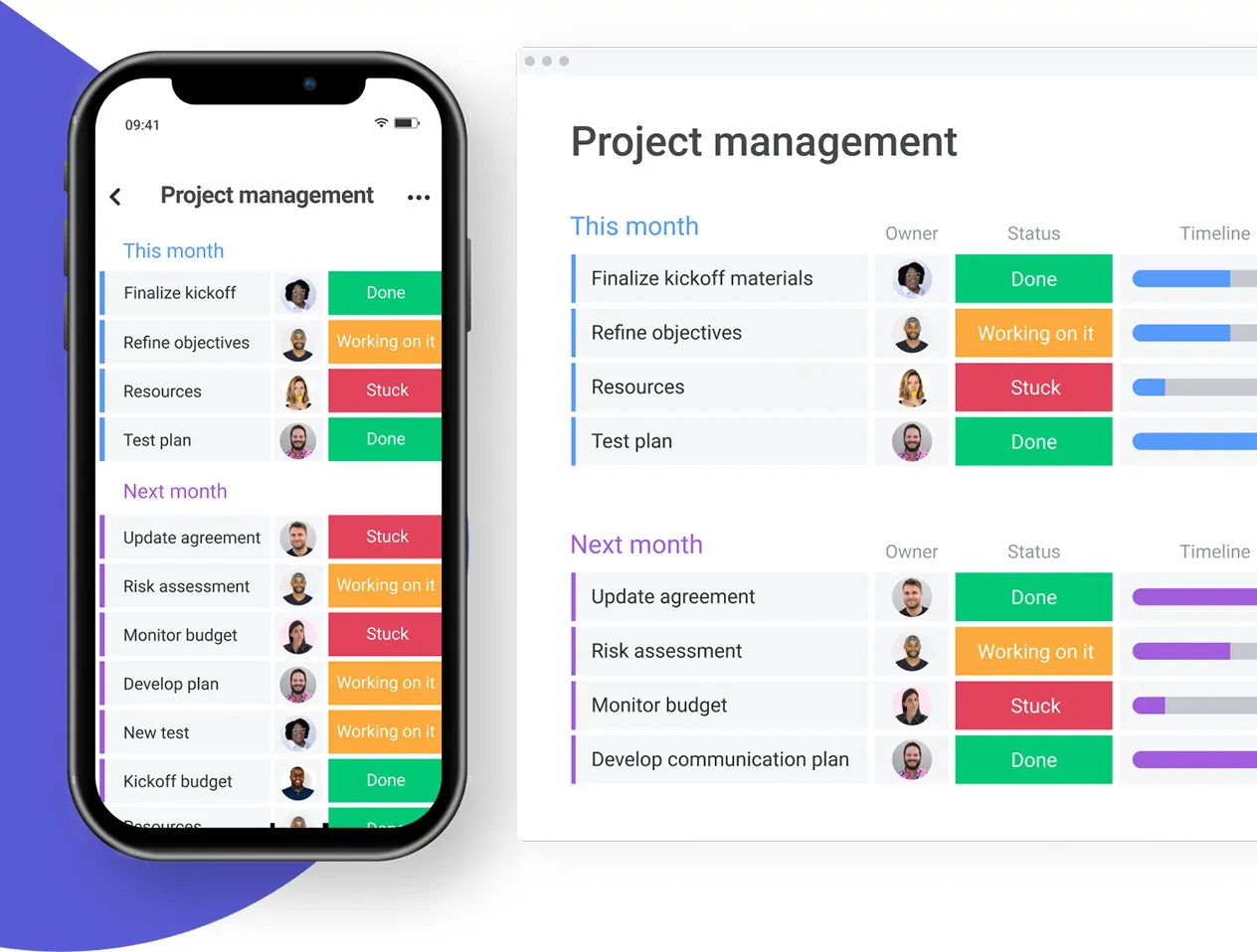 Monday CRM Mobile App