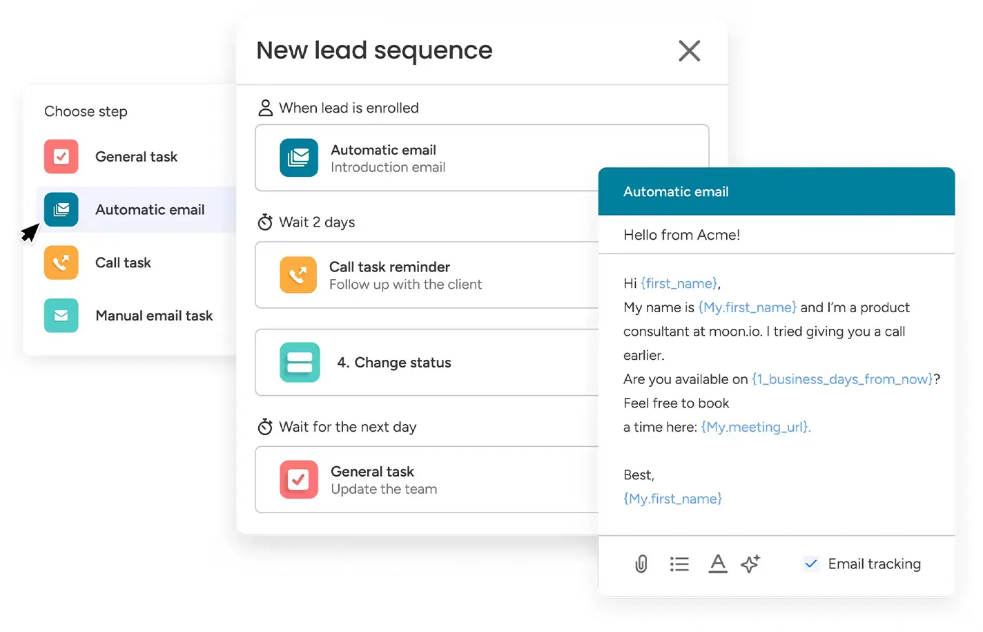 Monday CRM Email Tracking and Sequences
