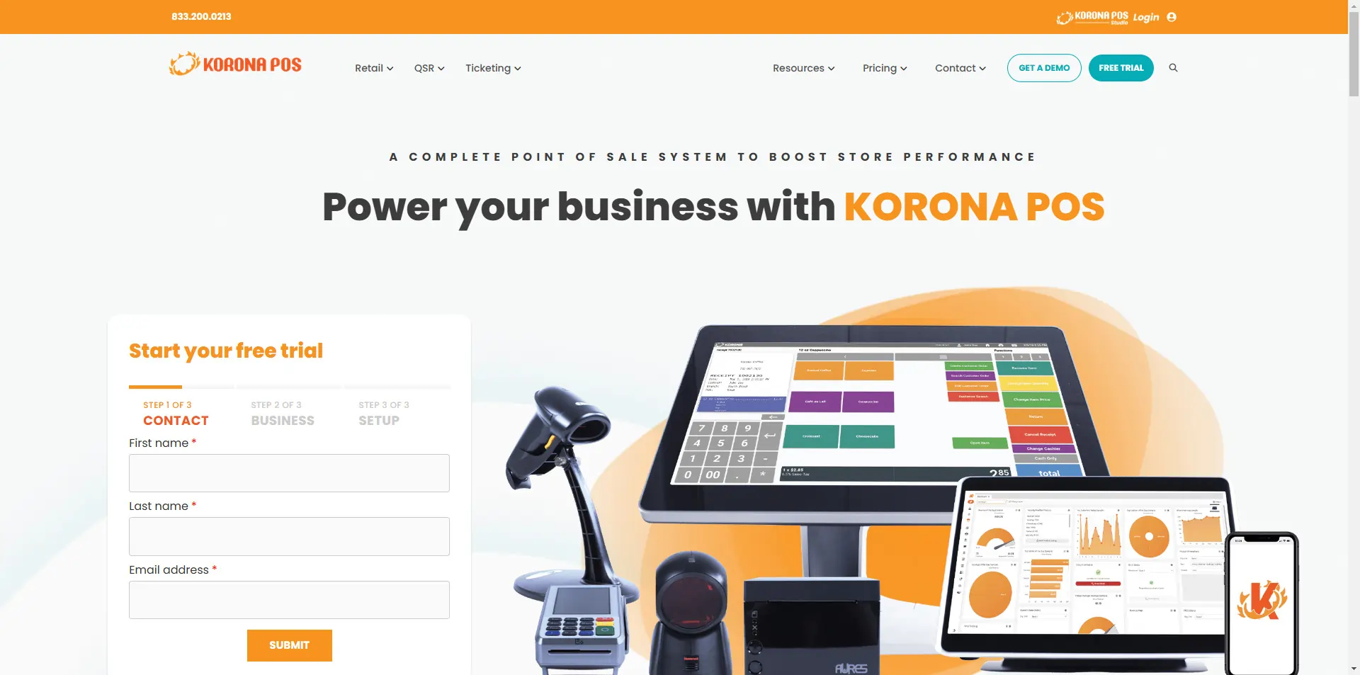 Korona Homepage 