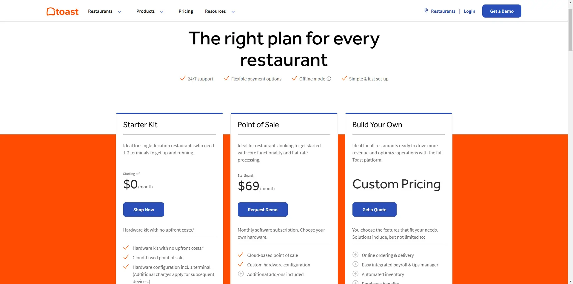 Toast Plan and Price