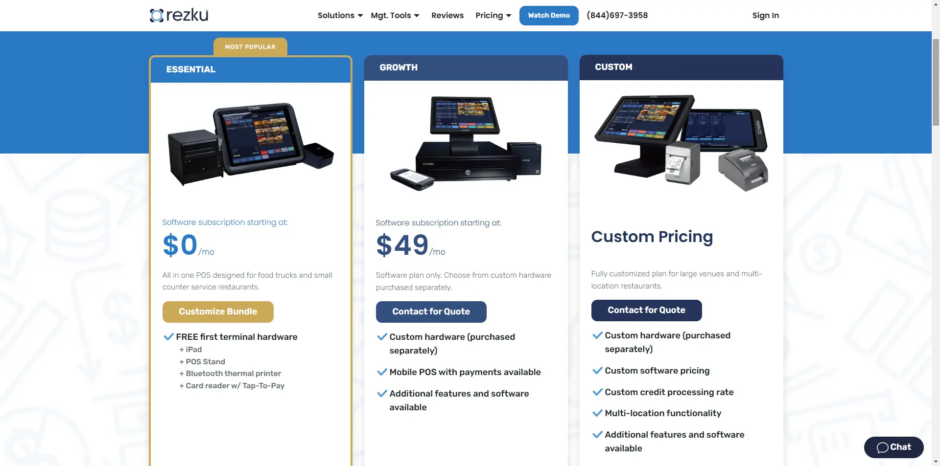 Rezku Software Pricing