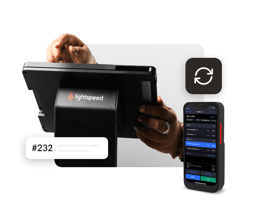 Lightspeed POS table side