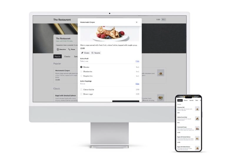 Lightspeed POS online ordering