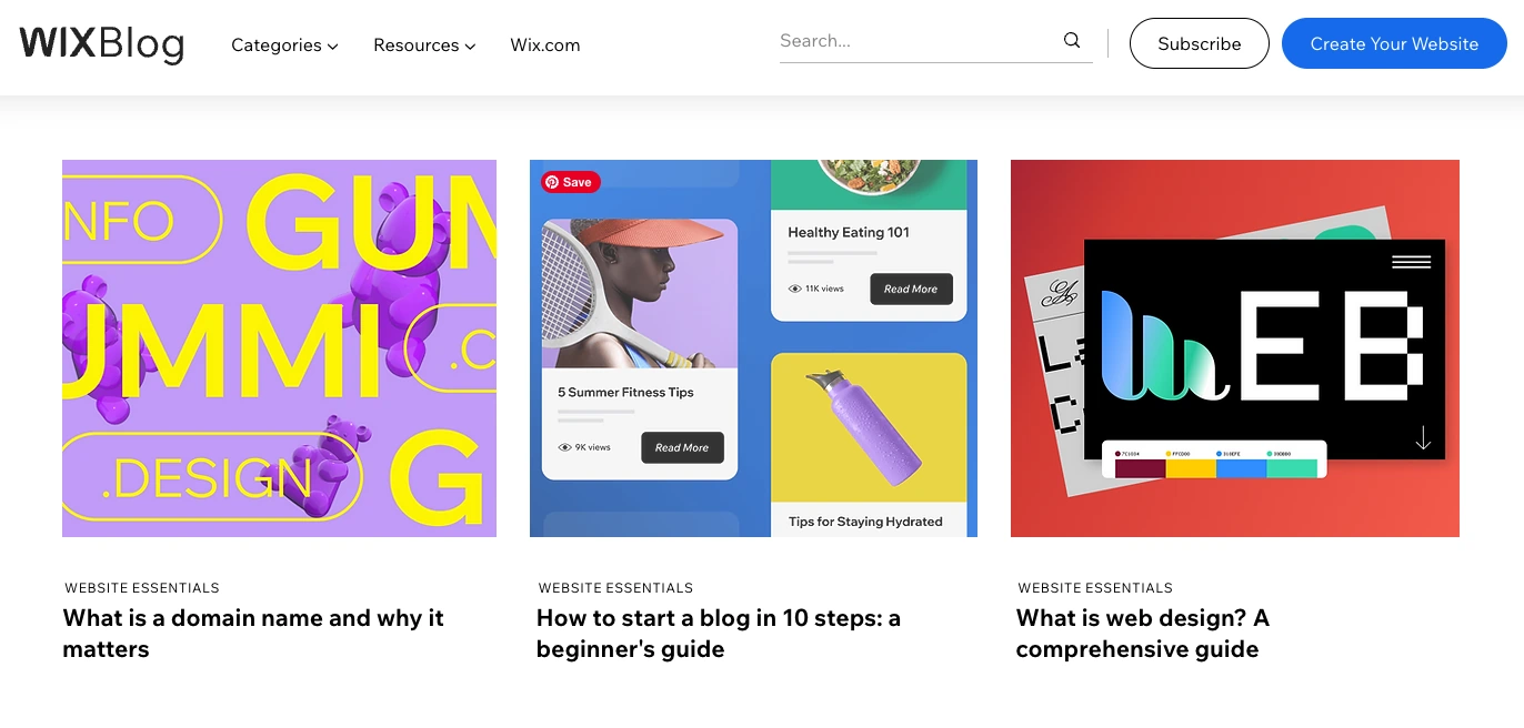 Wix ecommerce blog