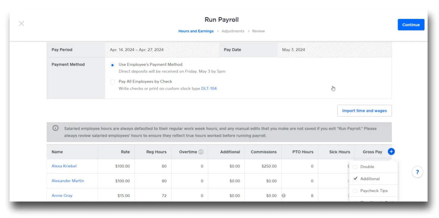 square Payroll Services for Businesses