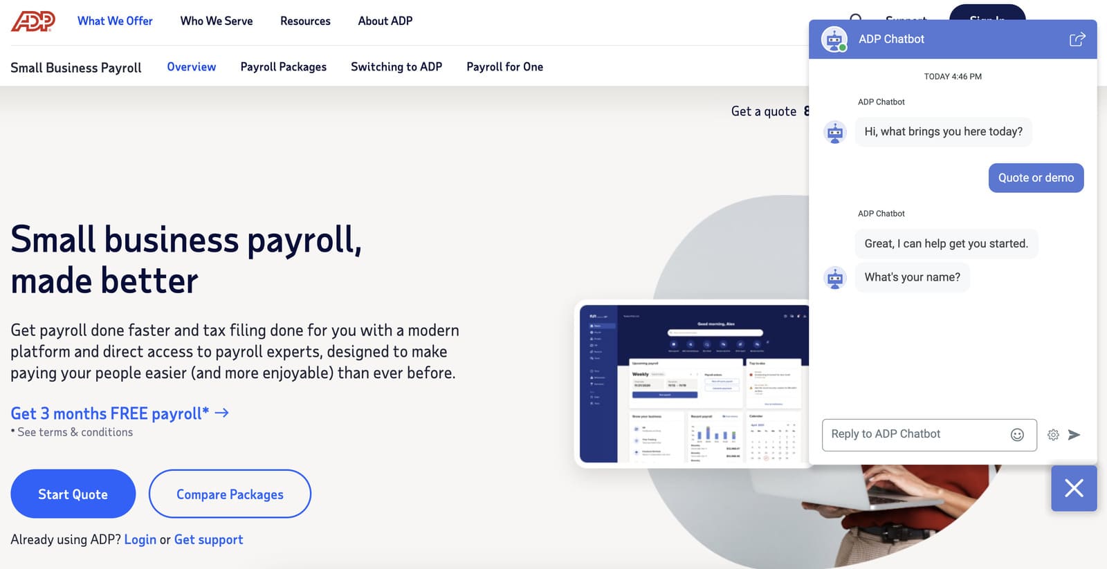 Chatbot ADP