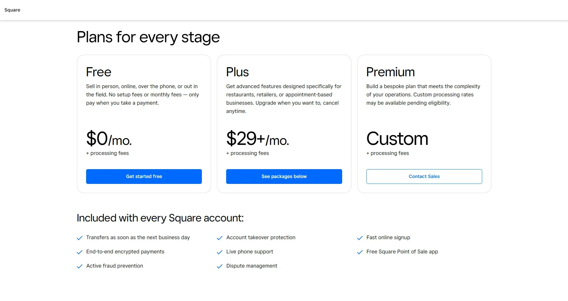 Square Price 