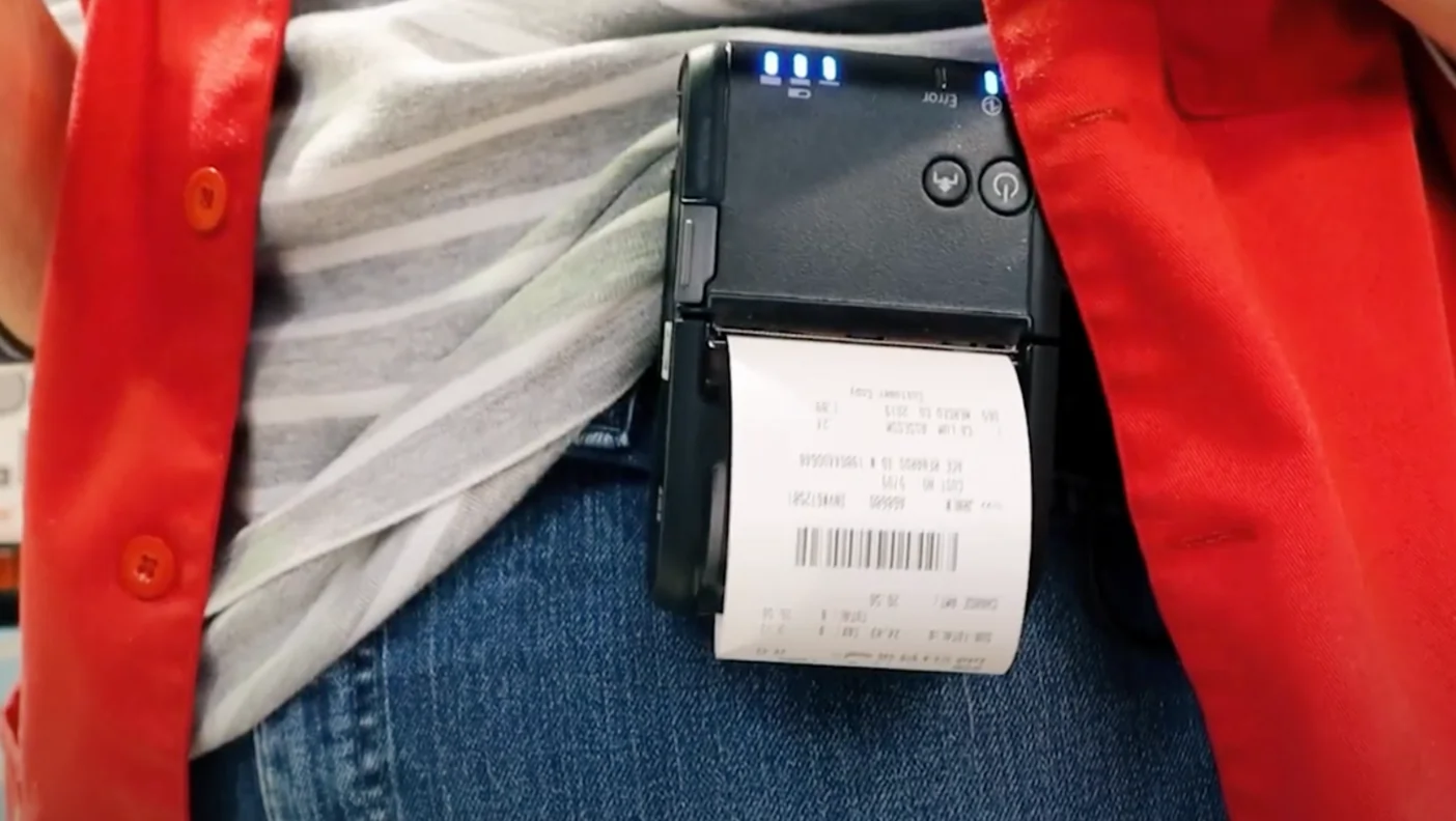 Epicor mobile POS receipt printer