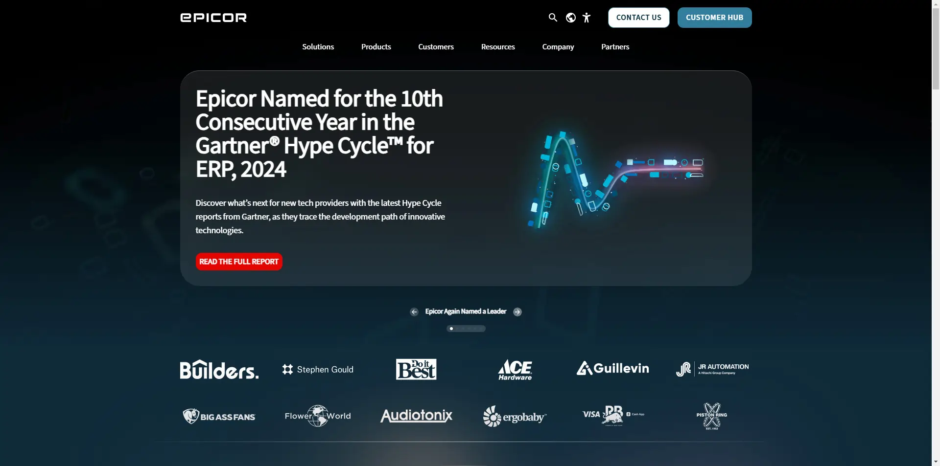 Epicor Homepage 