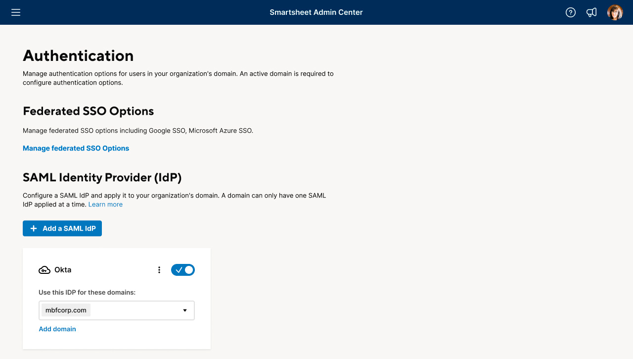 Smartsheet Security and Enterprise Controls
