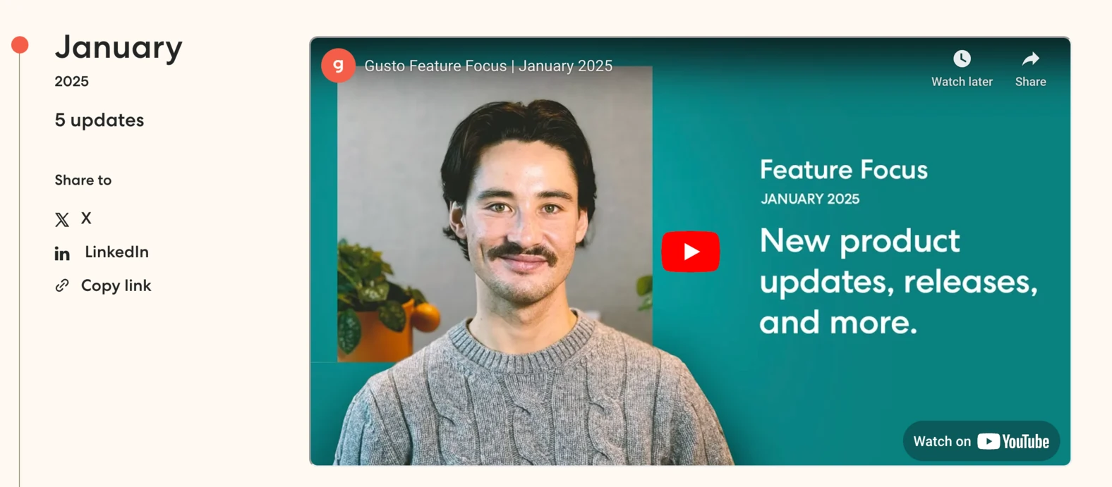 Gusto Feature Focus