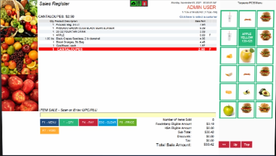 FTSRetail WIC-enabled POS system
