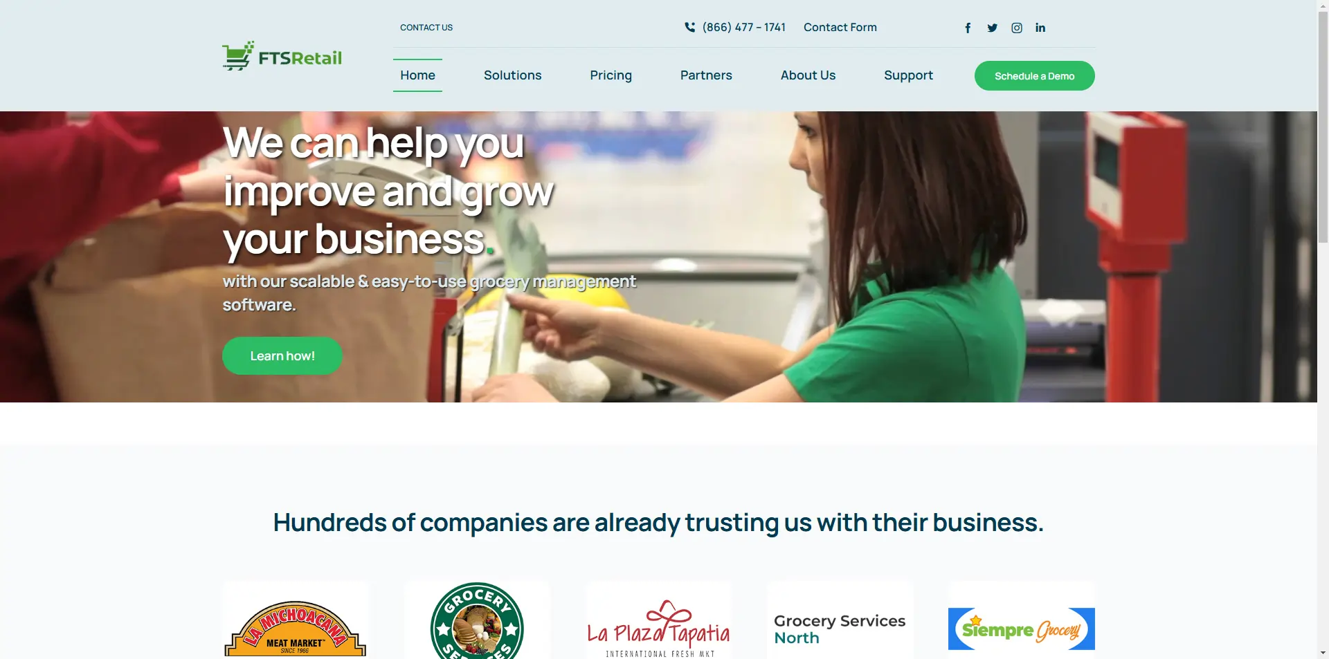 FTSRetail HOmepage
