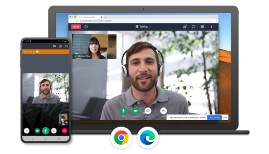 Video conferencing feature GoToMeeting VoIP