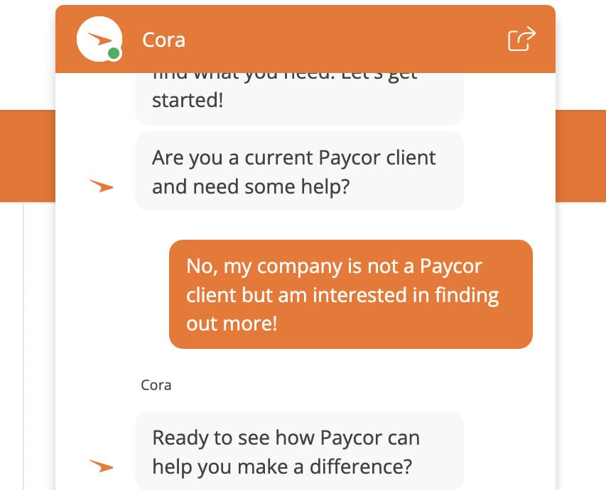Paycor Chatbot