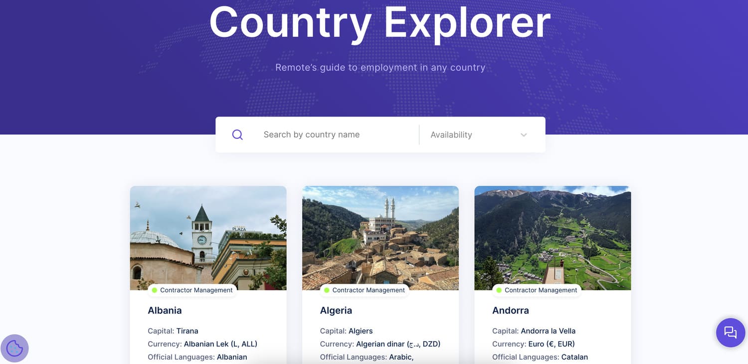 Country Explorer Remote
