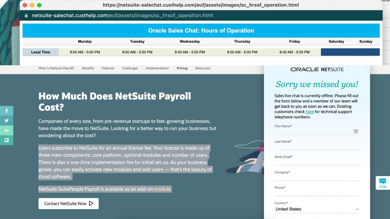 NetSuite ChatBot