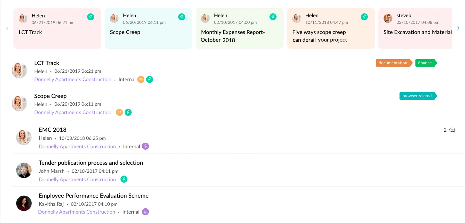 Zoho projects Collaboration & Team Communication