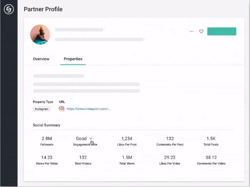 CJ affiliate - dashboard (partner profile)