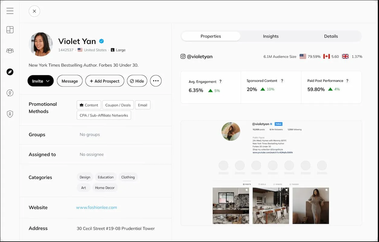 Features - Partner Information