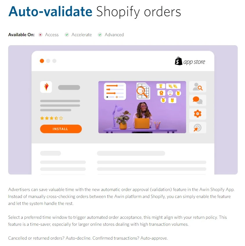 Awin Integration Shopify