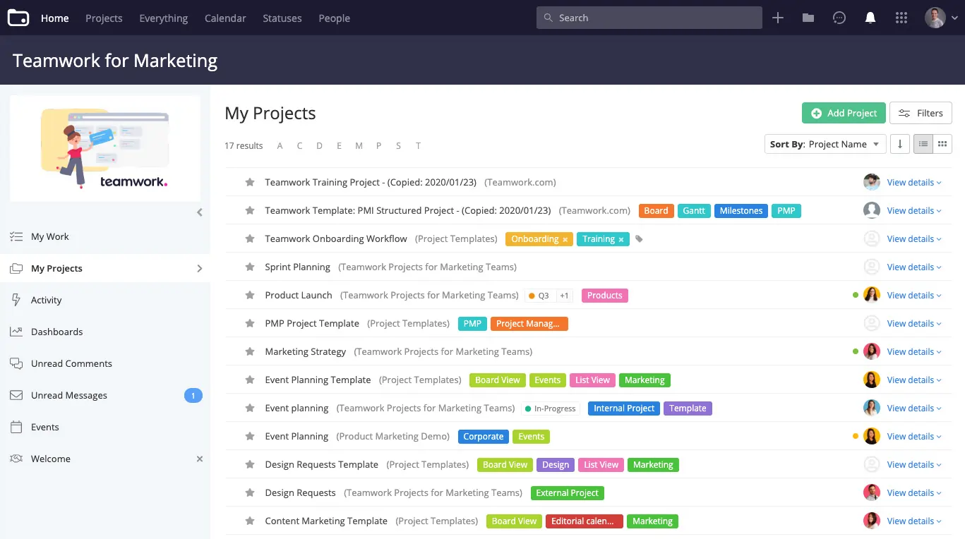 Teamwork CRM