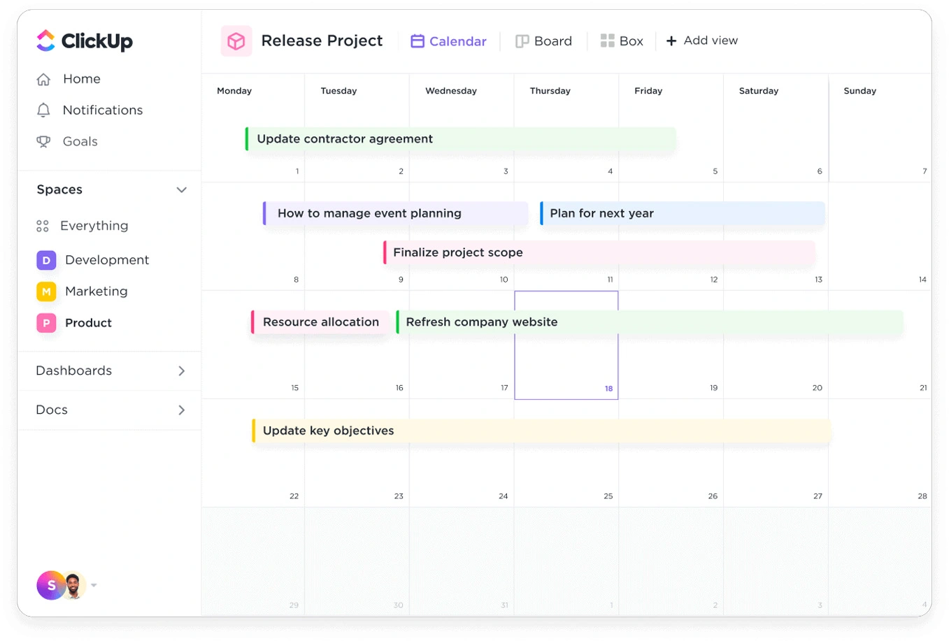 ClickUp Recurring Tasks