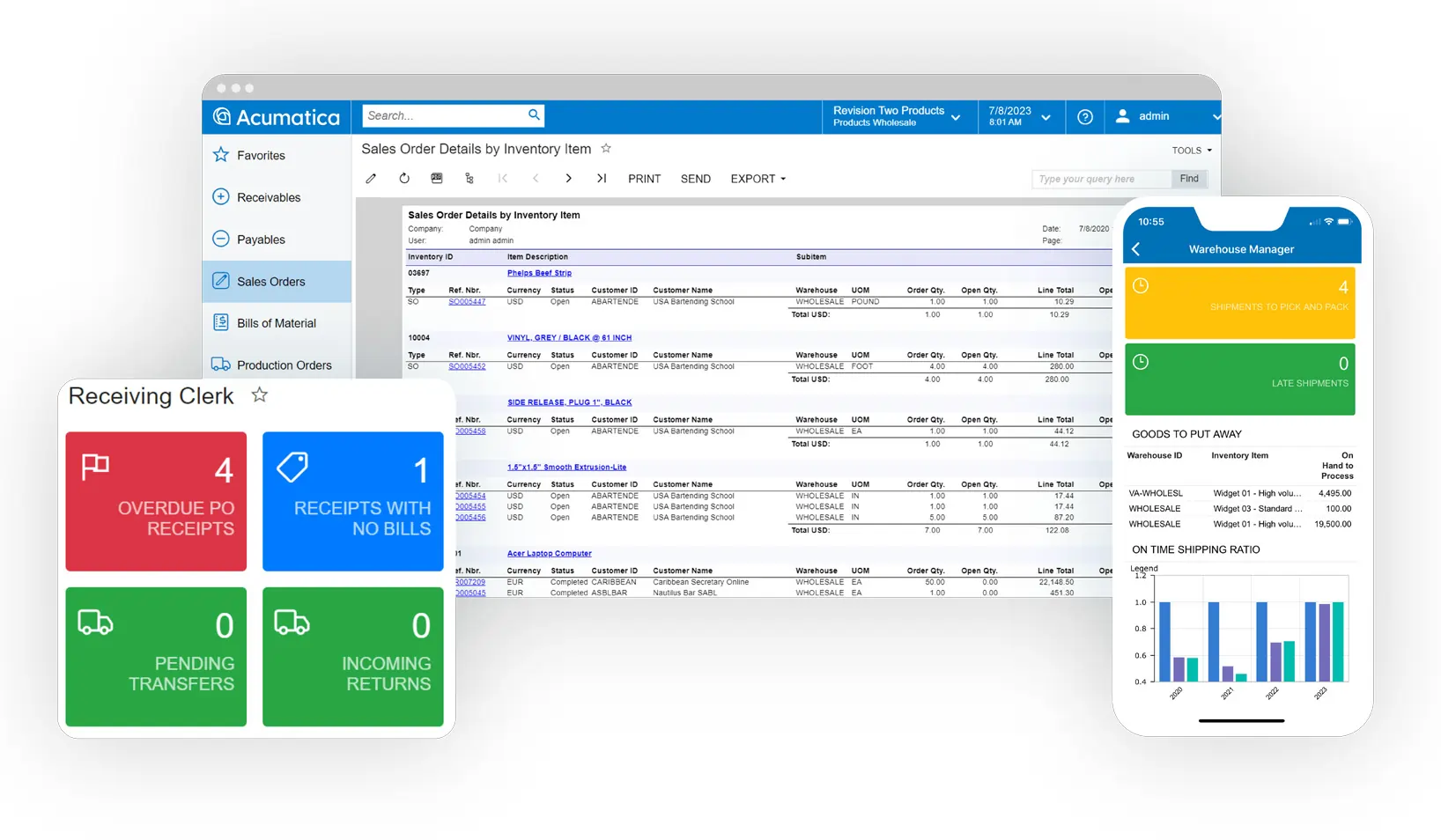 Acumatica Distribution Management 