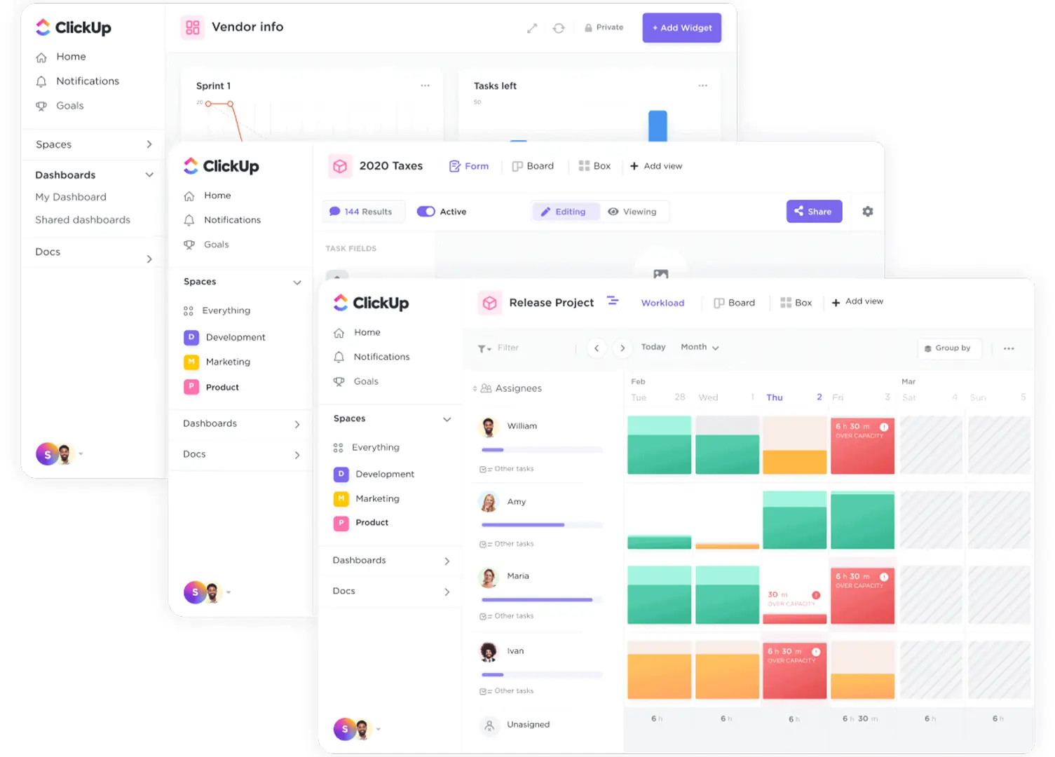 Clickup Spaces