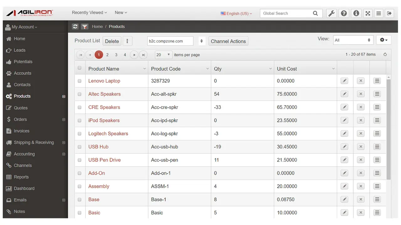 Agiliron Inventory Management
