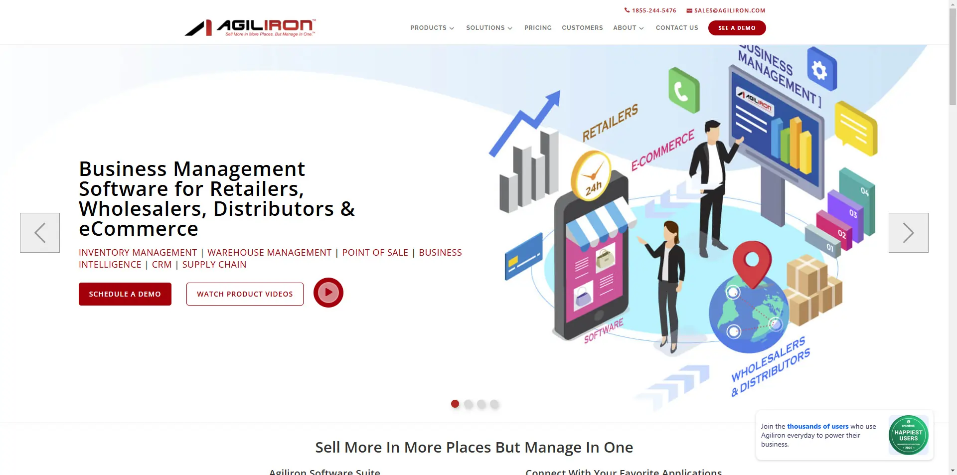 Agiliron Homepages