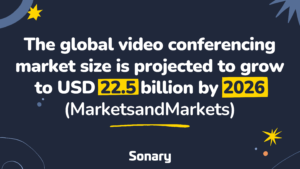 the global video conferencing market size is projected to grow