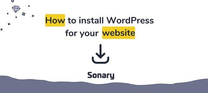 how to install WordPress for your website