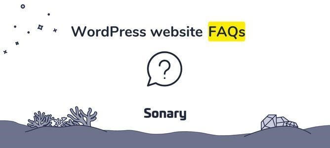 WordPress website FAQs