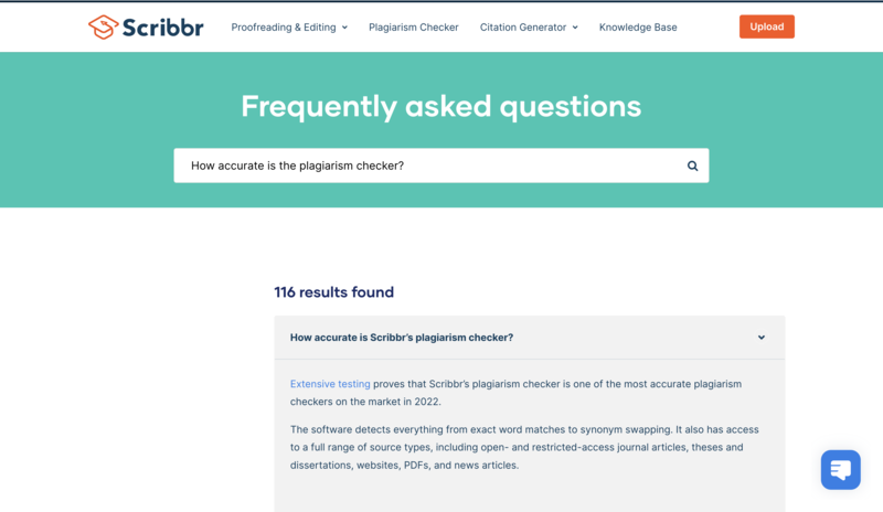 Scribbr FAQ Customer Support