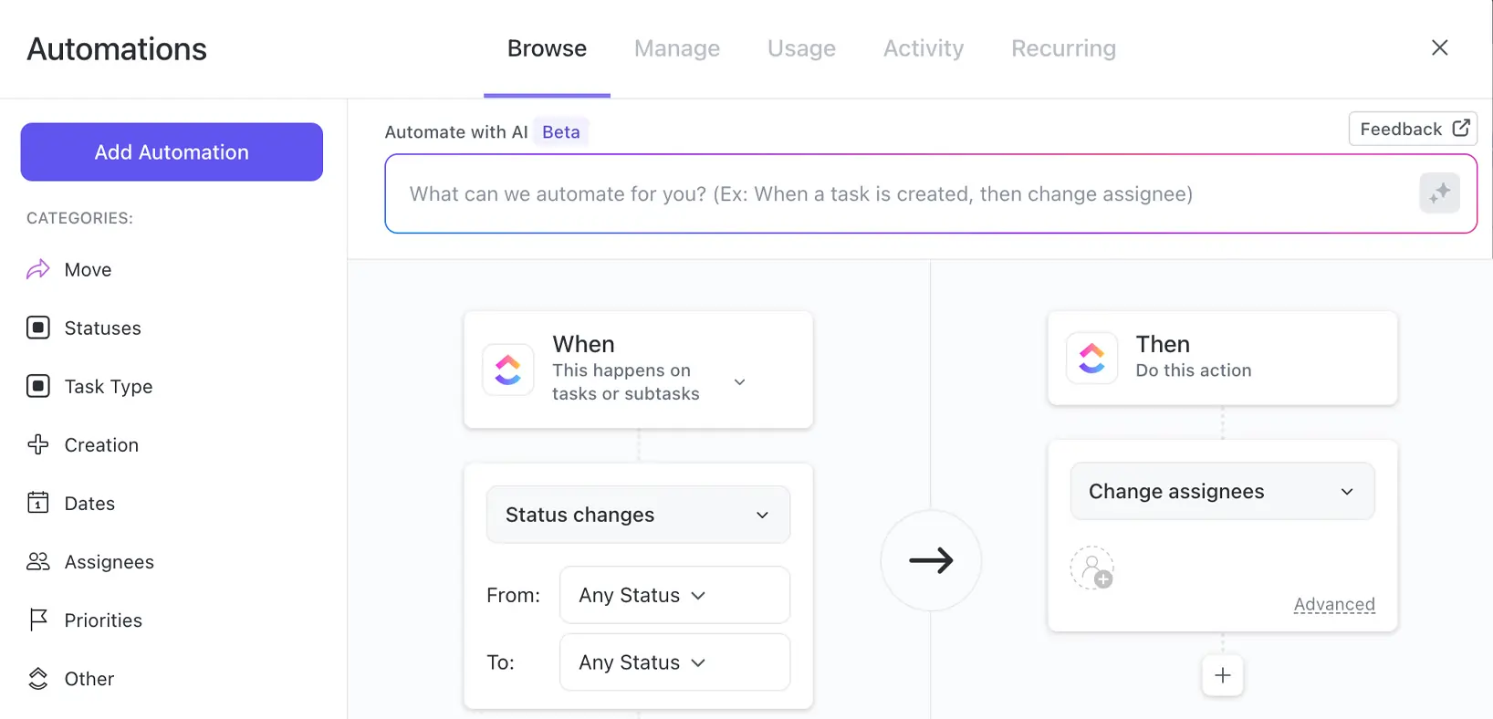 ClickUP Automation