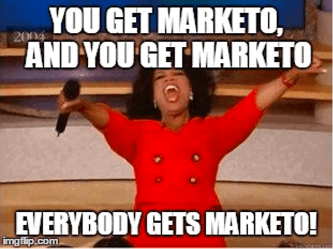 Oprah Winfrey meme about Marketo