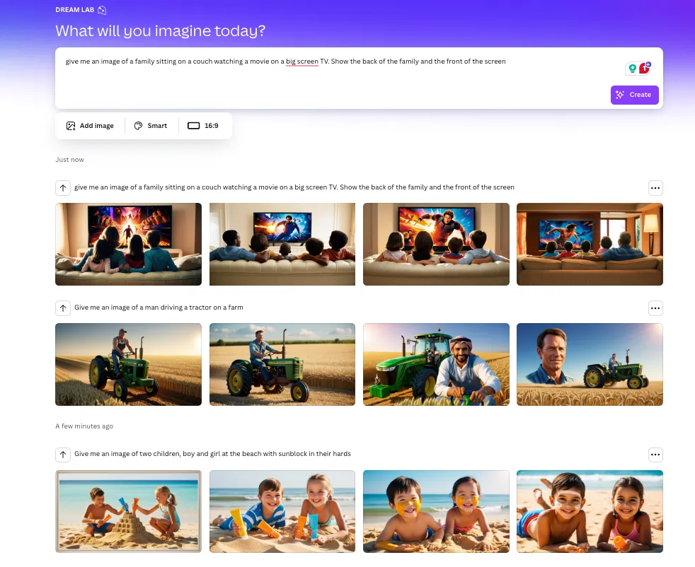 Canva AI image