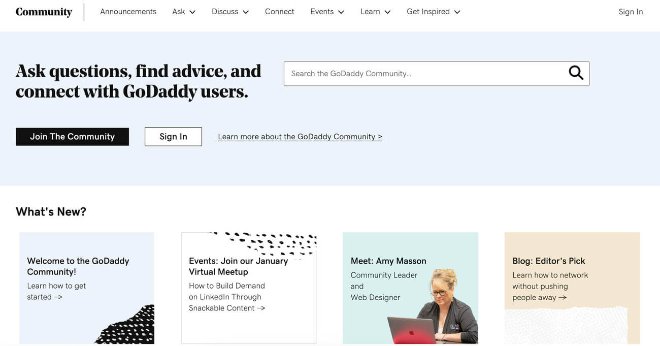 GoDaddy Community